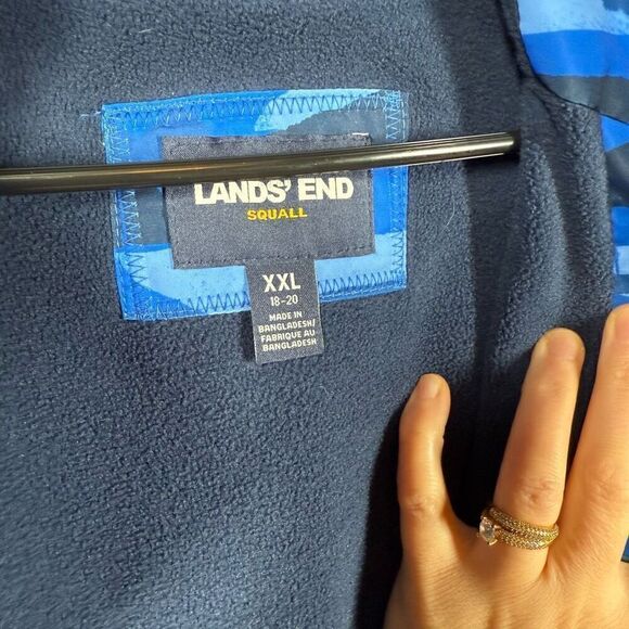 Lands’ End Grow-A-Long Kids Squall Waterproof Insulated Winter Parka XXL 18 - Picture 6 of 13